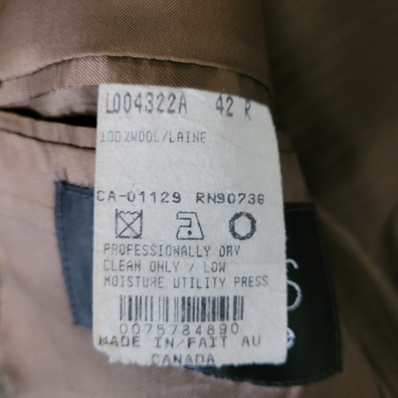 RALPH LAUREN CHAPS HOUNDSTOOTH PLAID SPORT COAT - Picture 12 of 12